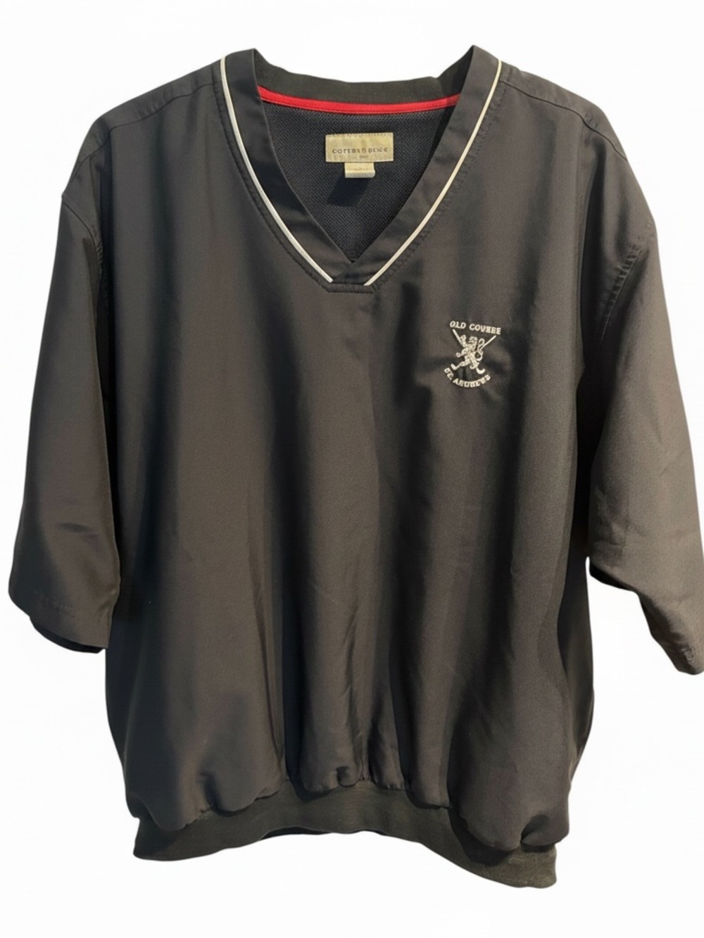 VTG Cutter & Buck OLD COURSE ST. Andrew’s Short-Sleeve V-Neck Golf Pullover